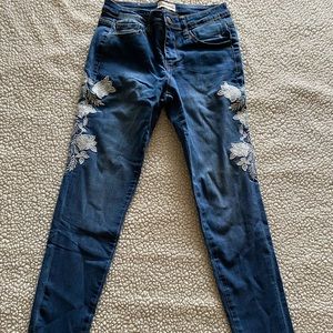 Embroidered Jeans